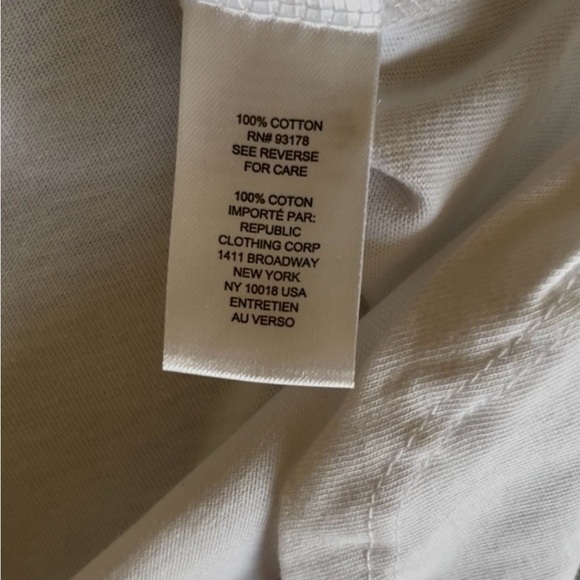 Chic White City Graphic Tee with gold accents - Picture 9 of 11